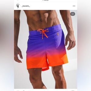 Tucann men’s 5 inch swim trunks Medium